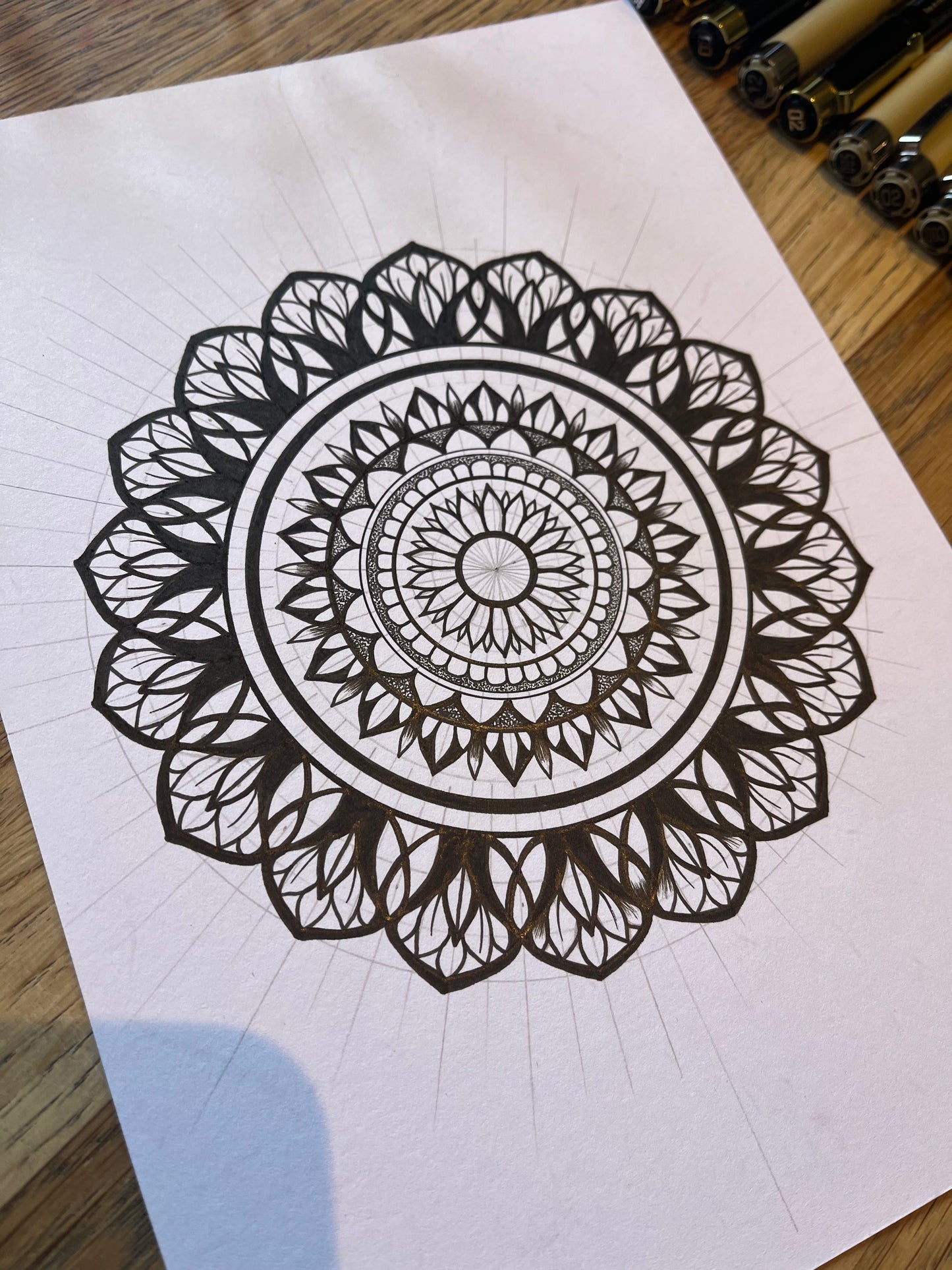 Sonder, Original Hand Drawn A5 Mandala