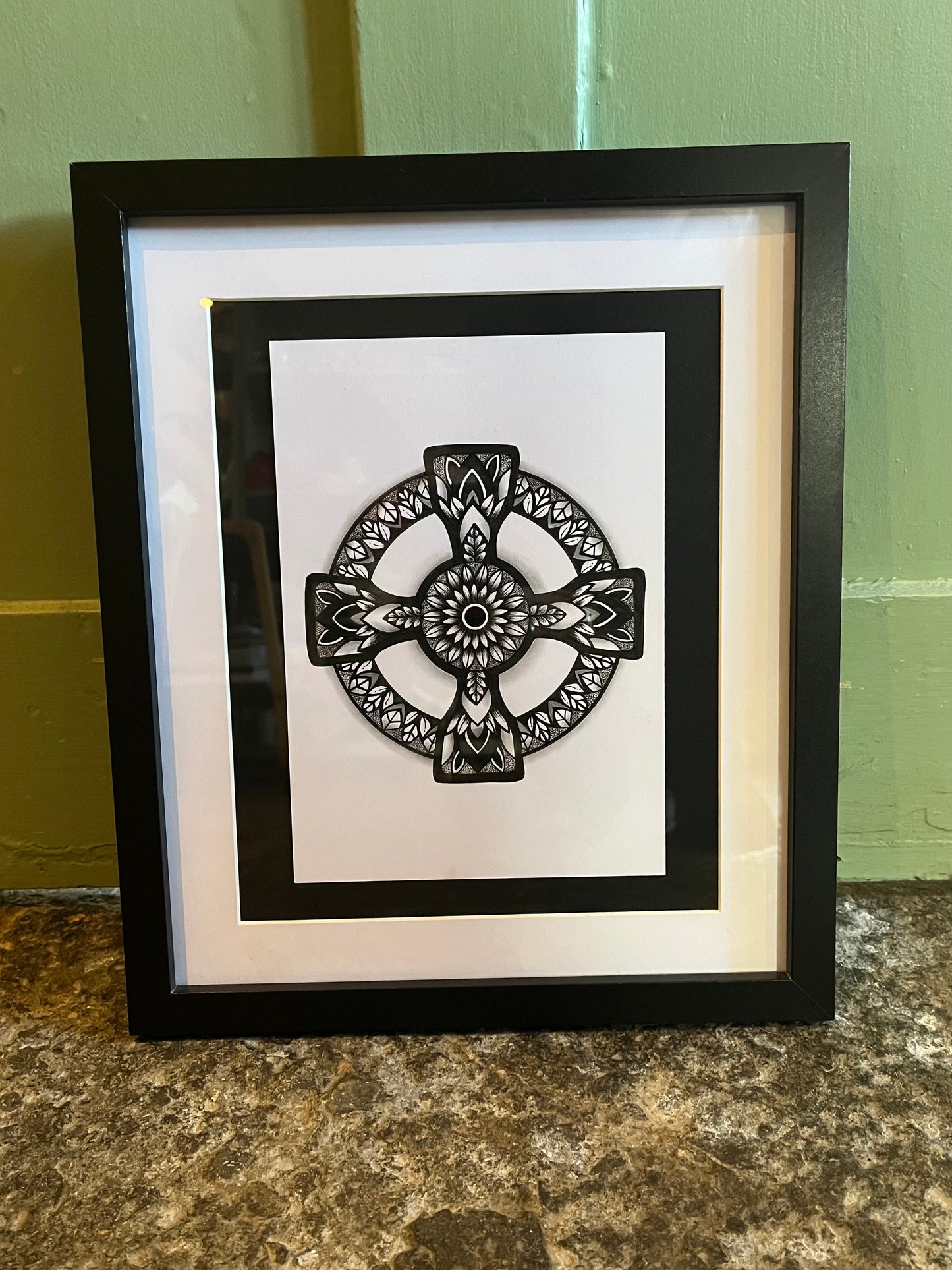 Lagom, Original Hand Drawn A5 Mandala