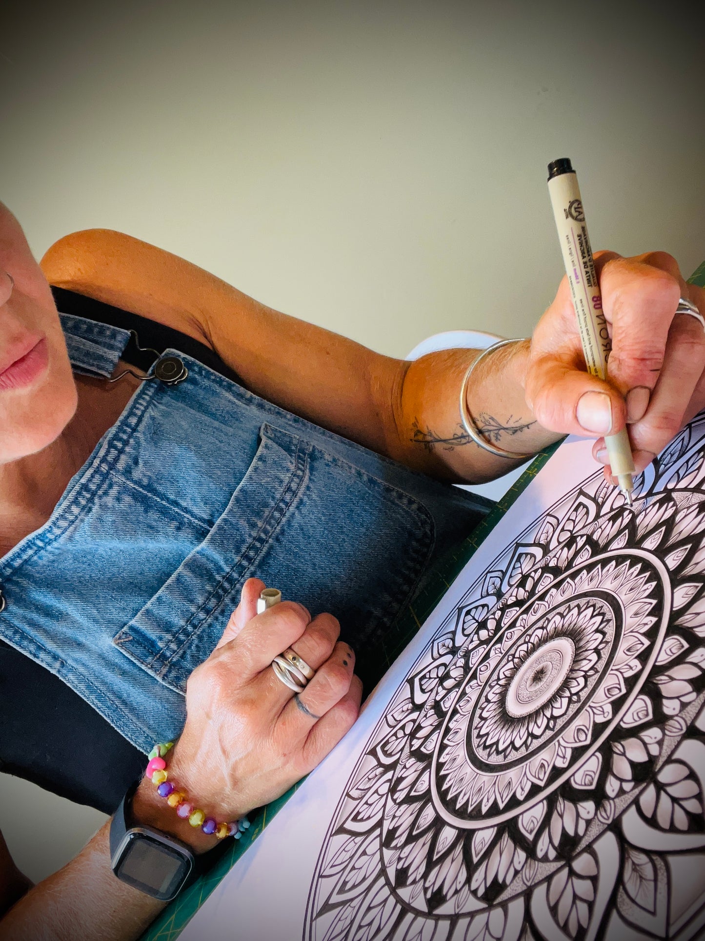 Serenity - Original Hand Drawn A3 Mandala