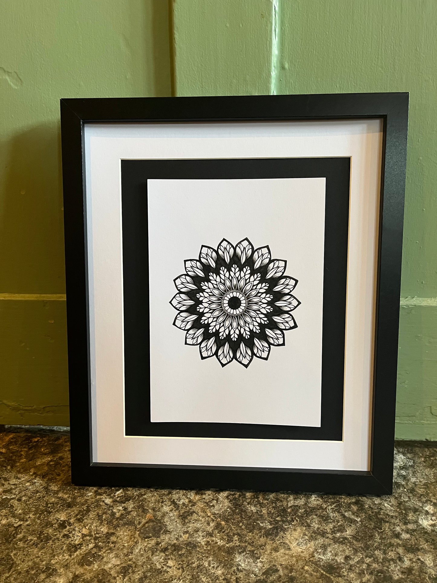 Pixie, Original Hand Drawn A5 Mandala